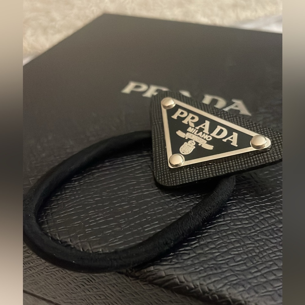 Prada hair tie